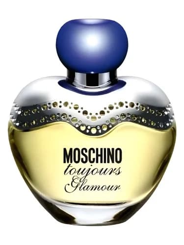 Frasco del perfume Toujours Glamour de Moschino — fragancia femenino