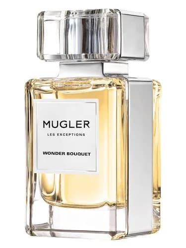 Frasco del perfume Wonder Bouquet de Mugler — fragancia unisex