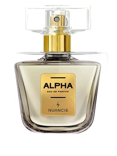 Frasco del perfume Alpha de Nuancielo — fragancia masculino