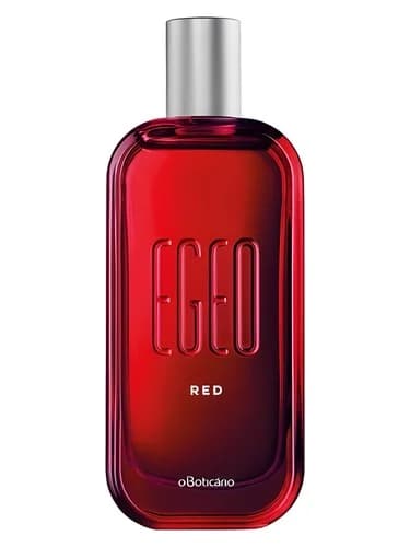 Frasco del perfume Egeo Red de O Boticario — fragancia unisex