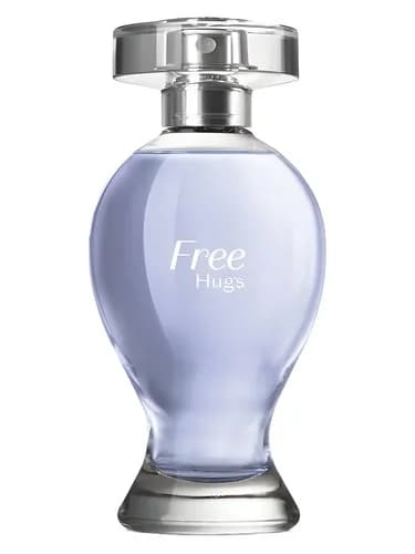 Frasco del perfume Free Hugs de O Boticario — fragancia femenino