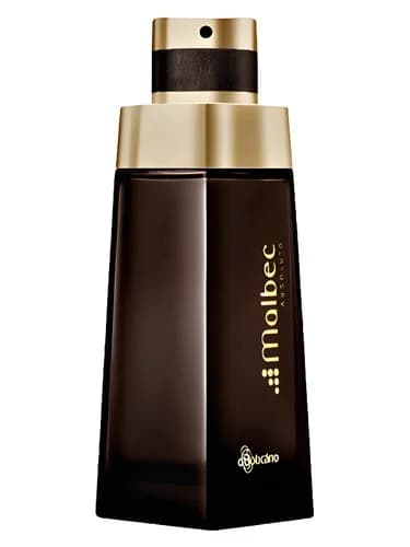 Frasco del perfume Malbec Absoluto de O Boticario — fragancia masculino