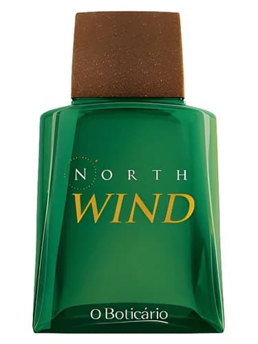 Frasco del perfume North Wind de O Boticario — fragancia masculino