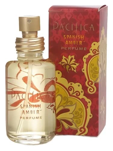 Frasco del perfume Spanish Amber de Pacifica — fragancia unisex