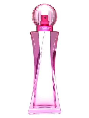 Frasco del perfume Electrify de Paris Hilton — fragancia femenino