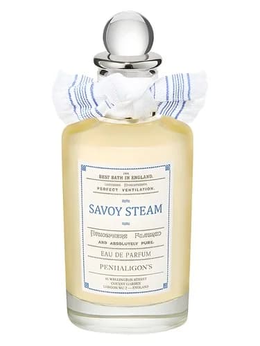 Frasco del perfume Savoy Steam de Penhaligon S — fragancia unisex