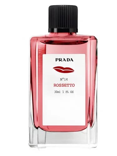 Frasco del perfume No14 Rossetto de Prada — fragancia femenino
