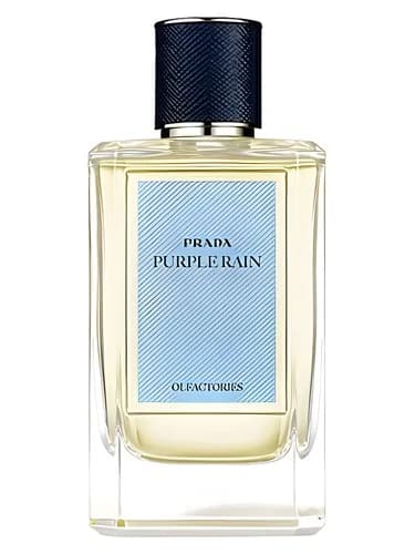 Frasco del perfume Purple Rain de Prada — fragancia unisex