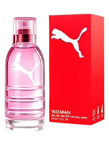 Frasco del perfume Woman de Puma — fragancia femenino