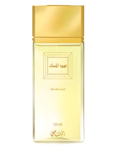 Frasco del perfume Oudh Al Misk de Rasasi — fragancia unisex