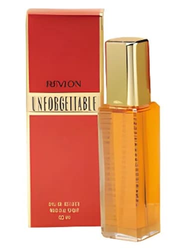 Frasco del perfume Unforgettable de Revlon — fragancia femenino