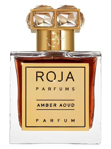 Frasco del perfume Amber Aoud de Roja Dove — fragancia unisex