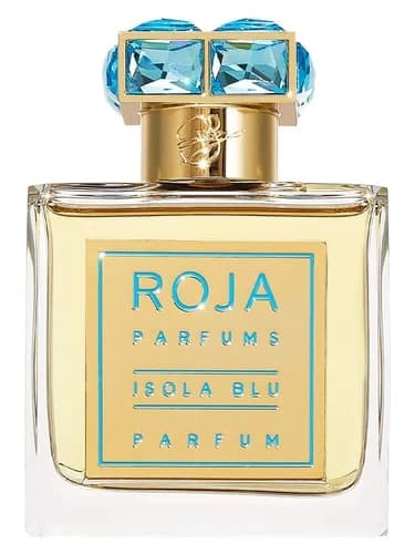 Frasco del perfume Isola Blu de Roja Dove — fragancia unisex