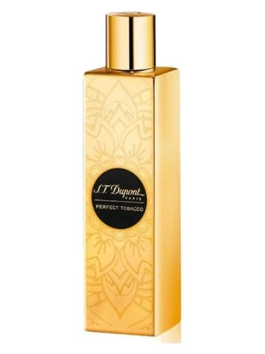 Frasco del perfume Perfect Tobacco de S T Dupont — fragancia unisex