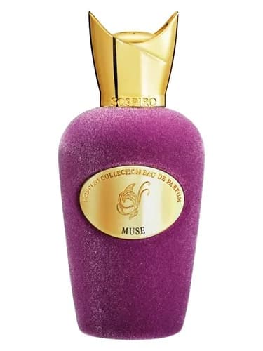 Frasco del perfume Muse de Sospiro Perfumes — fragancia unisex