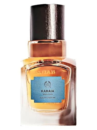 Frasco del perfume Kahaia de The Body Shop — fragancia unisex