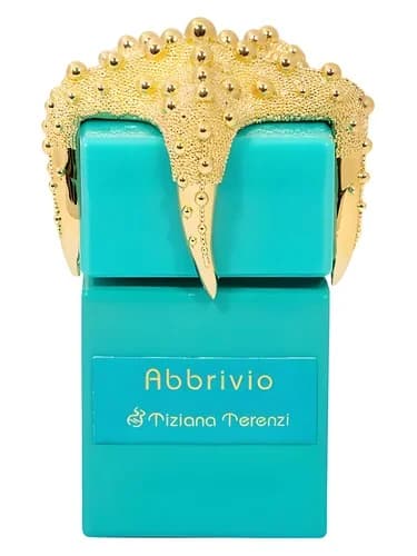 Frasco del perfume Abbrivio de Tiziana Terenzi — fragancia unisex