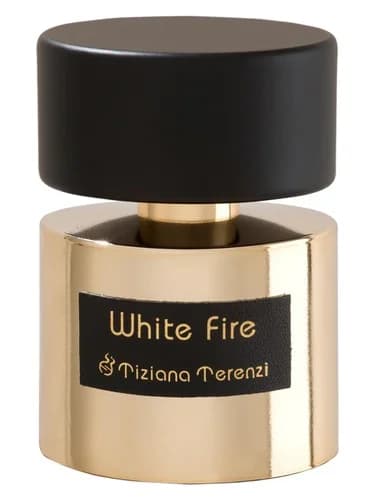 Frasco del perfume White Fire de Tiziana Terenzi — fragancia unisex
