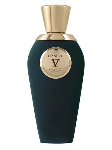 Frasco del perfume Cianuro de V Canto — fragancia unisex