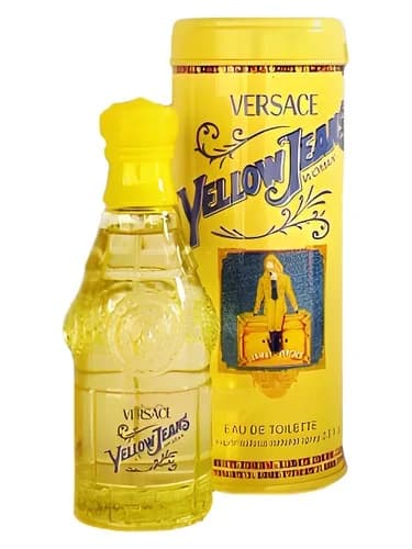 Frasco del perfume Yellow Jeans de Versace — fragancia femenino