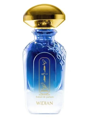Frasco del perfume Aswan de Widian — fragancia unisex