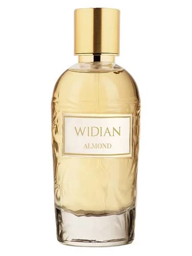 Frasco del perfume Rose Arabia Almond de Widian — fragancia unisex