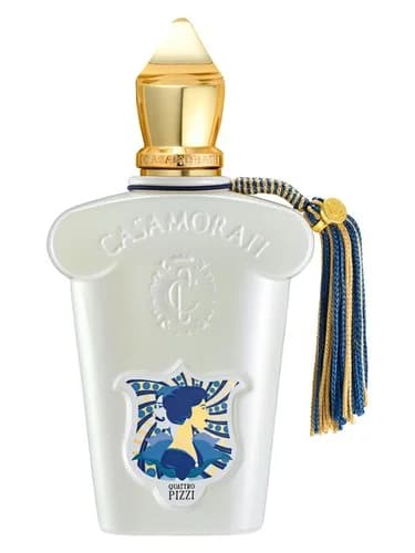 Frasco del perfume Quattro Pizzi de Xerjoff — fragancia unisex