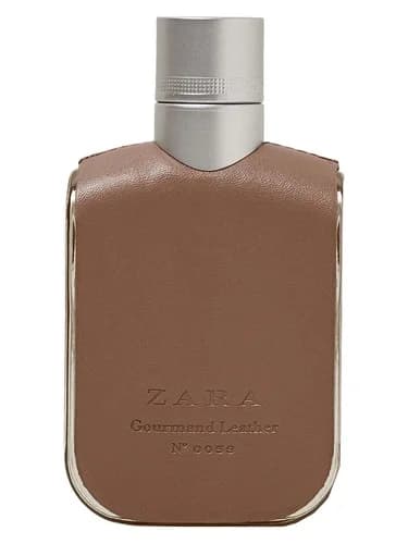 Frasco del perfume Gourmand Leather de Zara — fragancia masculino