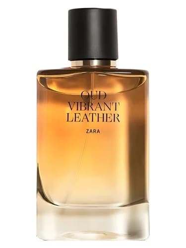 Frasco del perfume Vibrant Leather Oud de Zara — fragancia masculino