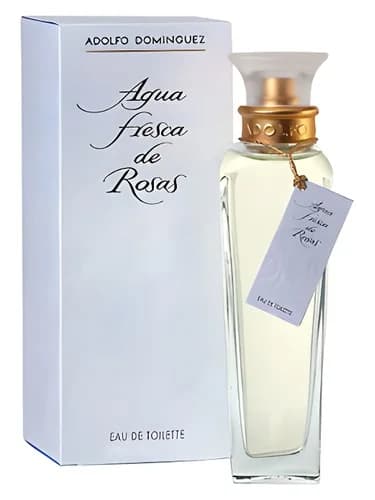 Frasco del perfume Agua Fresca De Rosas de Adolfo Dominguez — fragancia femenino
