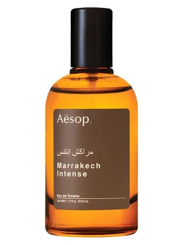 Frasco del perfume Marrakech Intense de Aesop — fragancia unisex