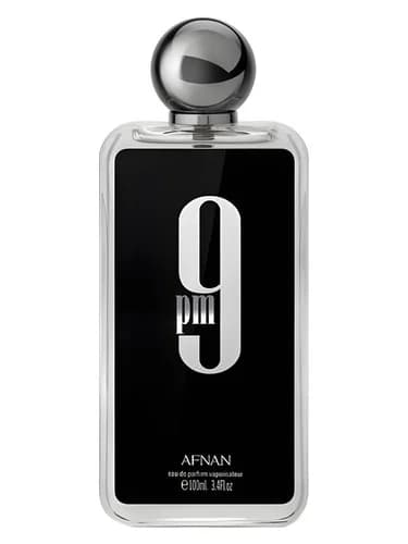 Frasco del perfume 9pm de Afnan — fragancia masculino