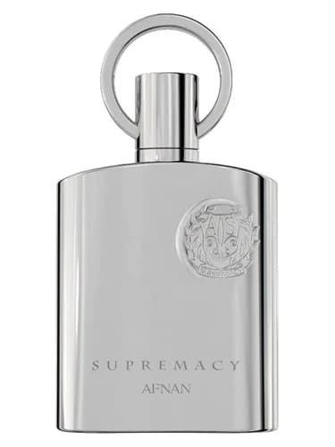 Frasco del perfume Supremacy Silver de Afnan — fragancia masculino