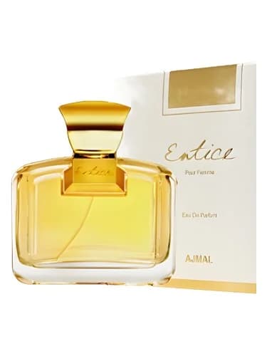 Frasco del perfume Entice Her de Ajmal — fragancia femenino