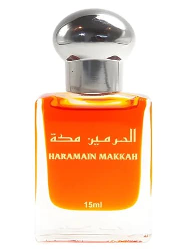 Frasco del perfume Makkah de Al Haramain Perfumes — fragancia unisex