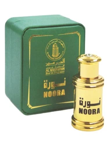 Frasco del perfume Noora de Al Haramain Perfumes — fragancia unisex