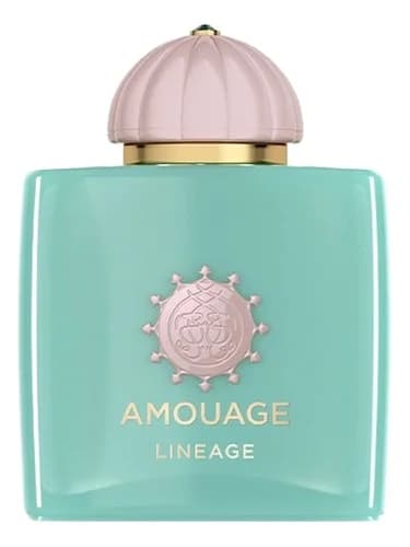 Frasco del perfume Lineage de Amouage — fragancia unisex