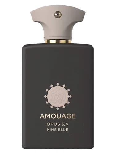 Frasco del perfume Opus Xv King Blue de Amouage — fragancia unisex