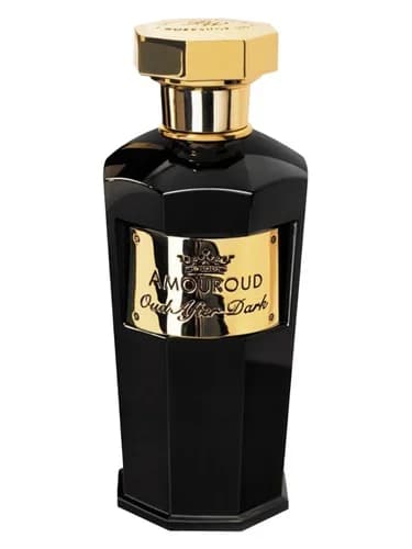 Frasco del perfume Oud After Dark de Amouroud — fragancia unisex