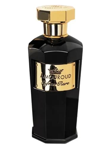 Frasco del perfume Safran Rare de Amouroud — fragancia unisex