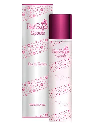Frasco del perfume Pink Sugar Sparks de Aquolina — fragancia femenino