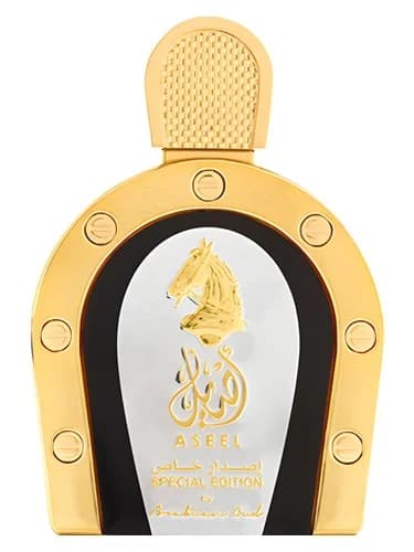 Frasco del perfume Aseel Special Edition de Arabian Oud — fragancia masculino
