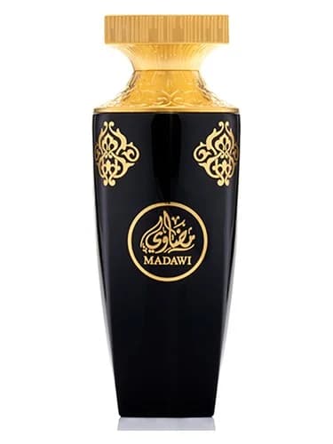 Frasco del perfume Madawi de Arabian Oud — fragancia femenino