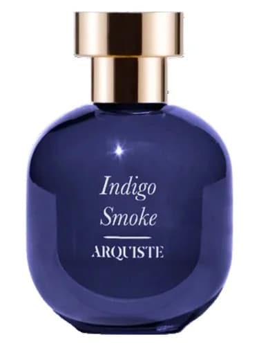 Frasco del perfume Indigo Smoke de Arquiste — fragancia unisex