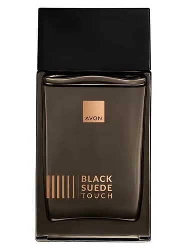 Frasco del perfume Black Suede Touch de Avon — fragancia masculino