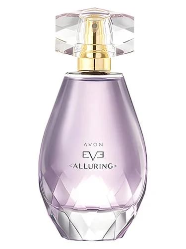 Frasco del perfume Eve Alluring de Avon — fragancia femenino
