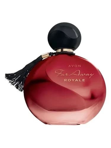 Frasco del perfume Far Away Royale de Avon — fragancia femenino
