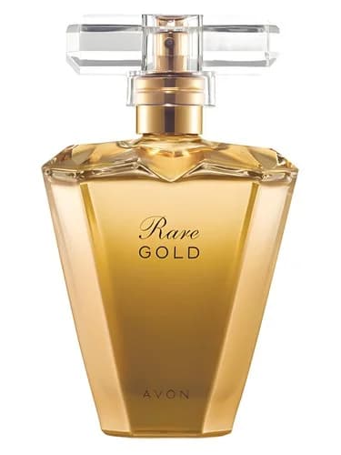 Frasco del perfume Rare Gold de Avon — fragancia femenino