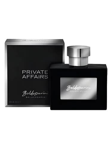 Frasco del perfume Private Affairs de Baldessarini — fragancia masculino