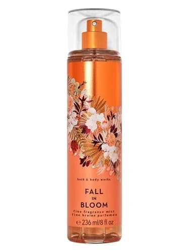 Frasco del perfume Fall In Bloom de Bath Body Works — fragancia femenino